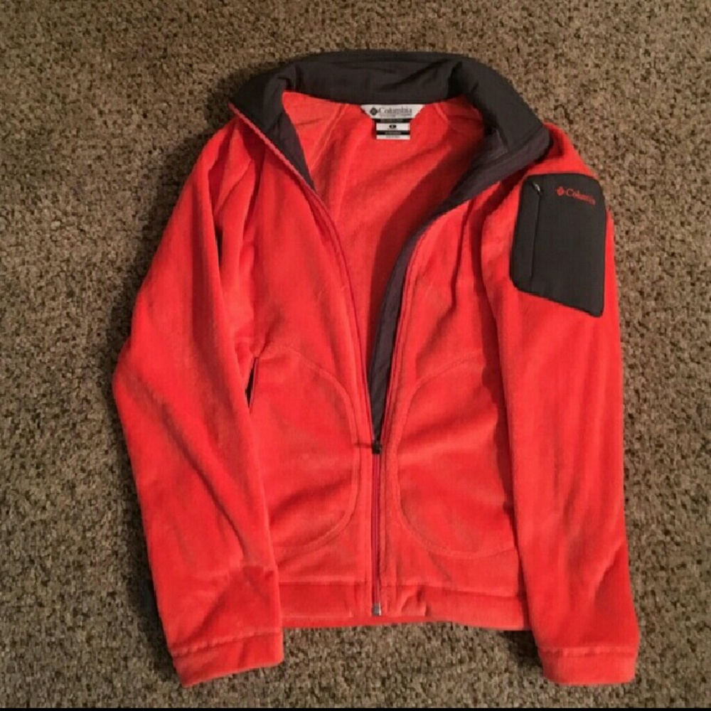Womens Columbia, orange size medium